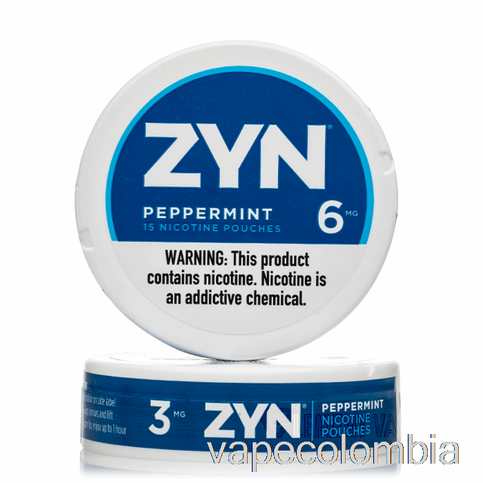 Bolsas De Nicotina Vape Recargables Zyn - Menta 6 Mg (paquete De 5)